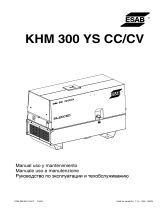 ESAB KHM 300 YS - CC/CV Manuale utente