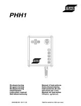 ESAB PHH 1 Manuale utente