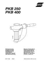 ESAB PKB 250 Manuale utente