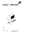ESAB Weldoc t WMS 4000 Manuale utente