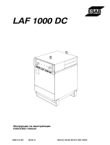 ESAB LAF 1000 / LAF 1000M DC Manuale utente