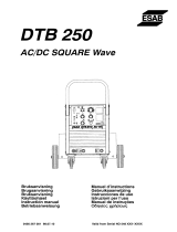 ESAB DTB 250 Manuale utente
