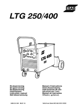 ESAB LTG 250, LTG 400 Manuale utente