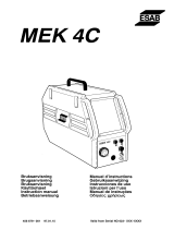ESAB MEK 4C Manuale utente