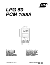 ESAB PCM 1000i Manuale utente