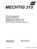 ESAB MECHTIG 315 Manuale utente