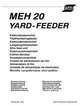 ESAB MEH 20 Yard feeder Manuale utente