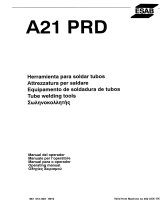 ESAB PRD A21 PRD Manuale utente