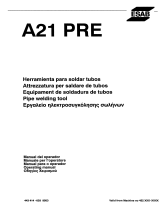 ESAB PRE A21 PRE Manuale utente