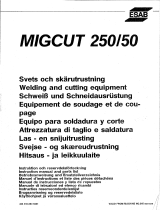 ESAB MIGCUT 250/50 Manuale utente