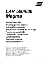 ESAB LAR 500, LAR 630 Magma Manuale utente