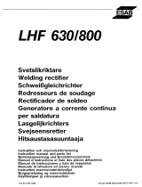 ESAB LHF 630, LHF 800 Manuale utente