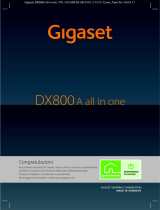 Gigaset DX800A all in one Guida utente