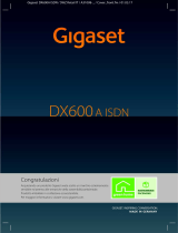 Gigaset DX600A ISDN Guida utente