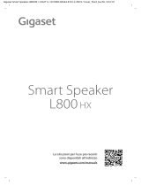 Gigaset Smart Speaker L800HX Guida utente