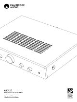 Cambridge Audio AXA25 Manuale utente