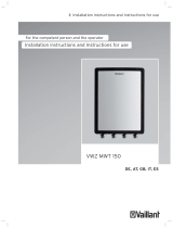 Vaillant VWZ MWT 150 Manuale utente