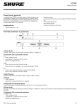 Shure AXT620 Guida utente