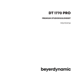 Beyerdynamic DT 1770 PRO Manuale utente