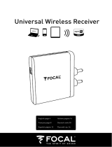 Focal Universal Wireless Receiver - aptX Manuale utente