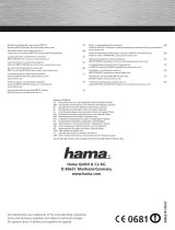 Hama 00062741 Manuale del proprietario