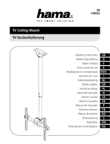 Hama 00118655 TV Ceiling Mount Manuale del proprietario