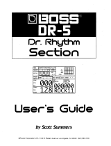 Boss DR-5 Manuale del proprietario
