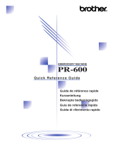 Brother PR-600/600C Guida di riferimento