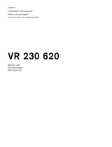 Gaggenau VR 230 Guida d'installazione