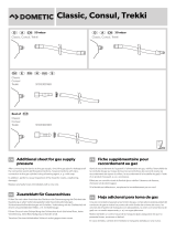 Dometic Classic1, Classic2 (leaflet gas supply) Guida d'installazione