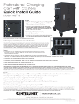 Intellinet Professional Charging Cart with Casters Quick Installation Guide