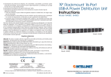Intellinet 19" Rackmount 16-Port USB-A Power Distribution Unit (NEMA 5-15) Quick Instruction Guide