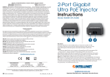 Intellinet 2-Port Gigabit Ultra PoE Injector Istruzioni per l'uso