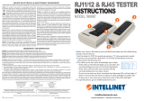 Intellinet RJ11/12 & RJ45 Tester Quick Installation Guide