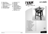 Ferm TSM1011 - FZT-250EN Manuale del proprietario