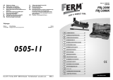 Ferm TJM1001 - FRJ2000 Manuale del proprietario
