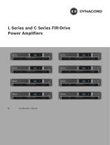 DYNACORD L Series & C Series FIR-Drive Power Amplifier Guida d'installazione