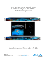 AJA HDR Image Analyzer Manuale utente