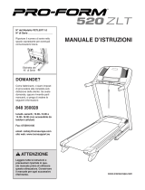 ProForm 520 Zlt Treadmill Manuale del proprietario