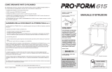 ProForm PETL6159 Manuale del proprietario