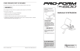 ProForm PFEVBE3924 Manuale del proprietario