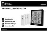 National Geographic Thermo-hygrometer black 4 measurement results Manuale del proprietario