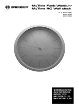 Bresser MyTime RC Wall Clock 25cm Manuale del proprietario