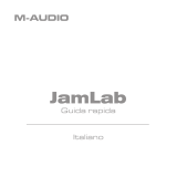 M-Audio Jamlab Guida Rapida