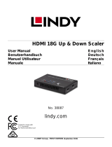 Lindy HDMI 18G Up & Down Scaler Manuale utente