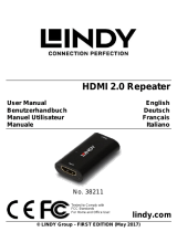 Lindy 40m HDMI 2.0 18G Repeater Manuale utente