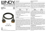 Lindy 70m Cat.6 DVI-D Single Link Extender Manuale utente