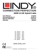 Lindy 40m Fibre Optic Hybrid HDMI 2.0 18G Cable Manuale utente
