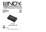 Lindy 50m HDMI 10.2G Repeater, HDCP 2.2 Manuale utente