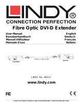 Lindy 1500m Fibre Optic DVI-D Single Link Extender Manuale utente